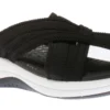 Clarks Mira Isle Black Slide Sport Sandal
