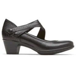 Kailyn Asymmetrical Black Leather Mary Jane -Fashion Shoe Store cobkailynamj01c scaled