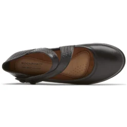 Kailyn Asymmetrical Black Leather Mary Jane -Fashion Shoe Store cobkailynamj01d scaled