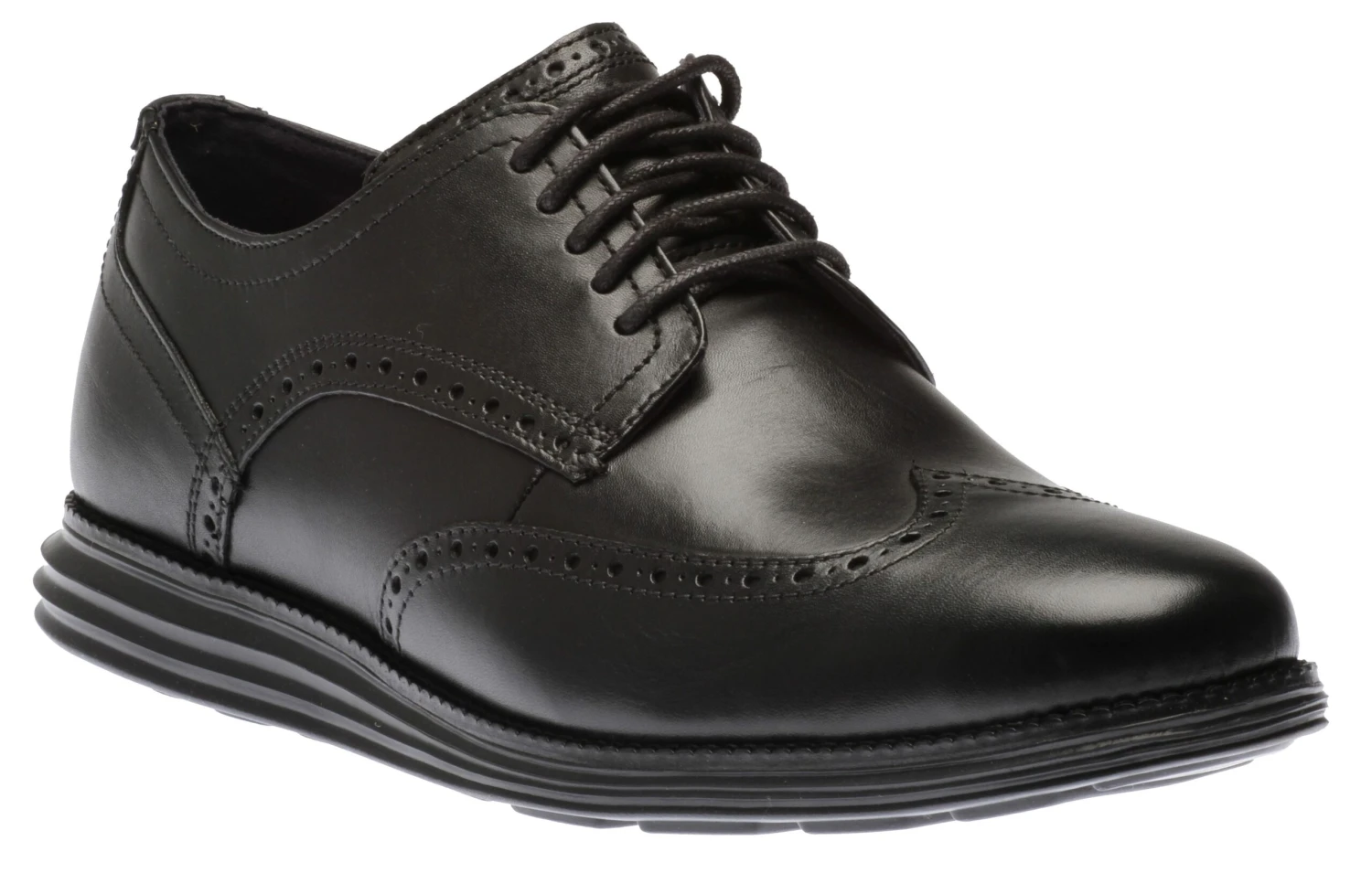 Cole Haan Grand2Wing Tip Black