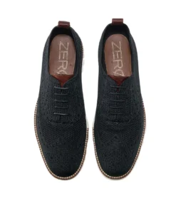 Cole Haan ZERØGRAND Wingtip Oxford Black Stitchlite -Fashion Shoe Store colstitchlite01e