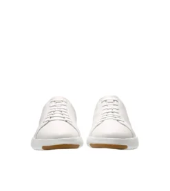 Cole Haan GrandPrø White Leather Lace-Up Tennis Sneaker -Fashion Shoe Store coltennis09bf
