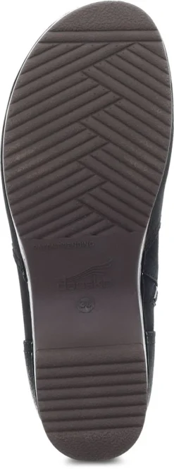 Dansko Barbara Black Burnished Nubuck Leather Ankle Boot -Fashion Shoe Store danbarbara01c