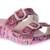 Dansko Kandi Pink Paisley Floral EVA Double Strap Slide Sandal