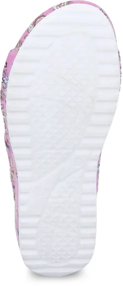 Dansko Kandi Pink Paisley Floral EVA Double Strap Slide Sandal -Fashion Shoe Store dankandi13c
