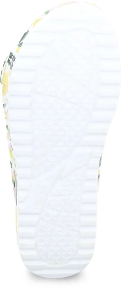 Dansko Kandi Lemons Yellow EVA Double Strap Slide Sandal -Fashion Shoe Store dankandi14c