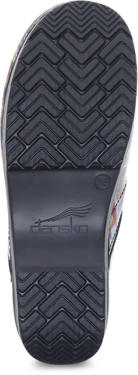 Dansko Professional Colour Block Patent Clog 3 Dansko Professional Colour Block Patent Clog - Image 3