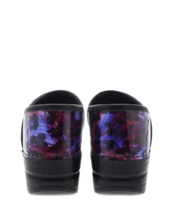 Dansko Professional Painted Leopard Patent Clog -Fashion Shoe Store danprofplp01e