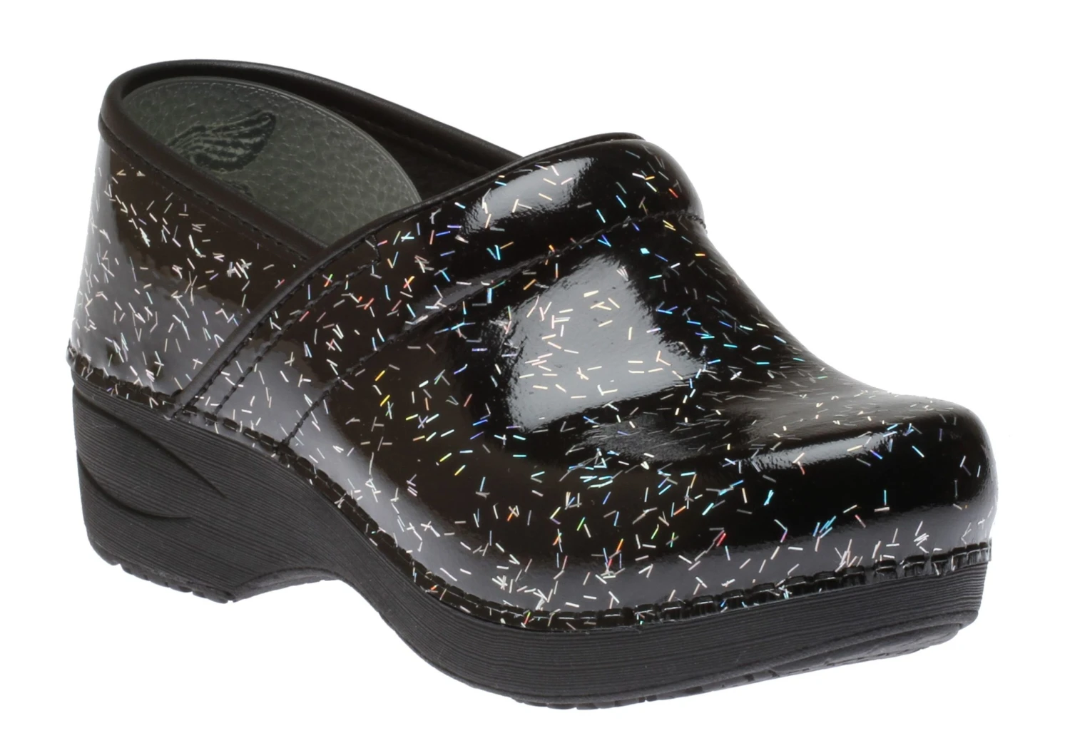 Dansko XP 2.0 Rainbow Flecks Patent Clog 1 Dansko XP 2.0 Rainbow Flecks Patent Clog