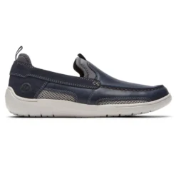 FitSmart Navy Leather Loafer -Fashion Shoe Store dunfitsmartlo03e