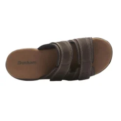 Newport Dark Brown Adjustable Slide Sandal -Fashion Shoe Store dunnewports02f