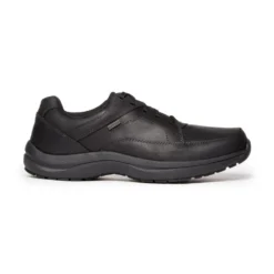 Stephen Black Leather Waterproof Shoe -Fashion Shoe Store dunstephen21e