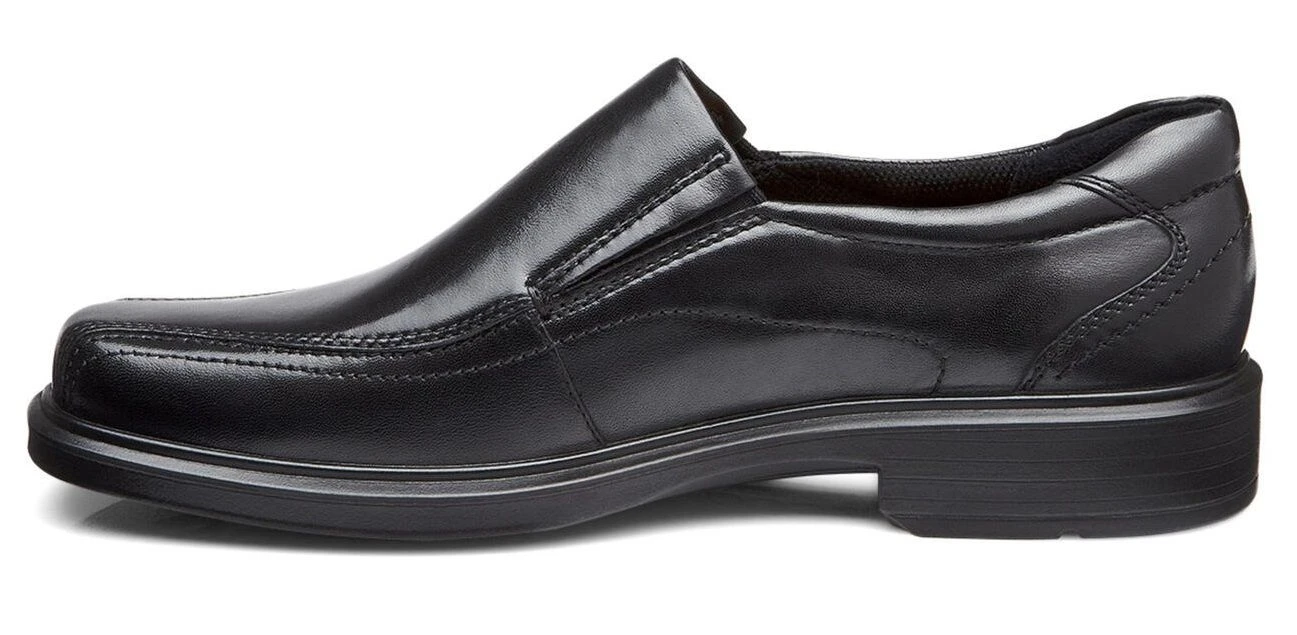 ECCO Helsinki Black Leather Slip-On Dress Shoe 3 ECCO Helsinki Black Leather Slip-On Dress Shoe - Image 3
