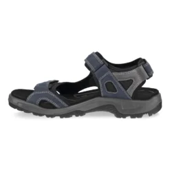 ECCO Yucatan Marine Oil Nubuck Leather Sport Sandal -Fashion Shoe Store ecc06956403f