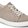 ECCO Women's Soft 7 Warm Grey Lace-Up Sneaker