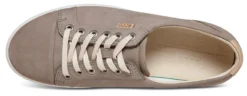ECCO Women's Soft 7 Warm Grey Lace-Up Sneaker -Fashion Shoe Store ecc43000307b