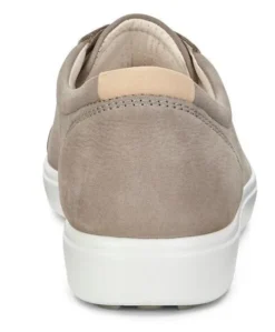 ECCO Women's Soft 7 Warm Grey Lace-Up Sneaker -Fashion Shoe Store ecc43000307c