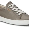 ECCO Women's Soft 7 Stone Metallic Lace-Up Sneaker