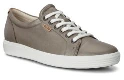 ECCO Women's Soft 7 Stone Metallic Lace-Up Sneaker