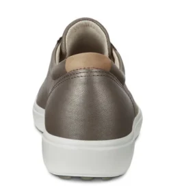 ECCO Women's Soft 7 Stone Metallic Lace-Up Sneaker -Fashion Shoe Store ecc43000322c