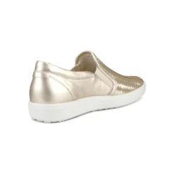 ECCO Soft 7 W Wht Gold -Fashion Shoe Store ecc47011311b
