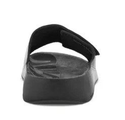 ECCO Men's 2nd Cozmo Black Leather Slide Sandal -Fashion Shoe Store ecc50091401c