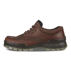 ECCO Men's Track 25 Bison Brown Leather Gore-Tex Waterproof Shoe -Fashion Shoe Store ecc83171402a
