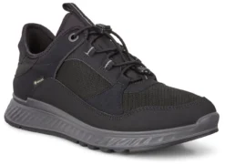 ECCO Women's Exostride Black Gore-Tex Waterproof Sneaker