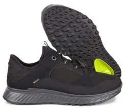 ECCO Men's Exostride Black Gore-Tex Waterproof Sneaker -Fashion Shoe Store ecc83533401a
