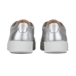 Rally Silver Leather Sneaker -Fashion Shoe Store fitrallys11e