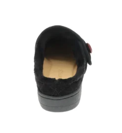 Crystal Velcro Black -Fashion Shoe Store foacrystal01c