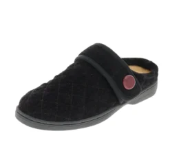 Crystal Velcro Black -Fashion Shoe Store foacrystal01d