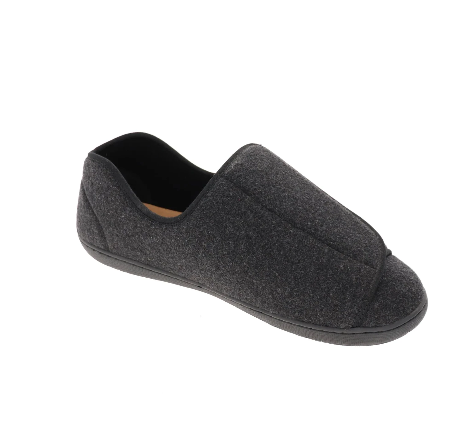 Doctor 2 Black Wool Slipper 2 Doctor 2 Black Wool Slipper - Image 2
