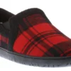 Jacob Red Black Plaid Slip-On Slipper