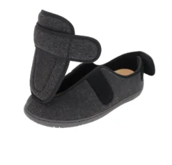 Physician M2 Black Wool Slipper -Fashion Shoe Store foaphysm201c