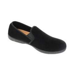 Regal 2 Black Slip-On Slipper -Fashion Shoe Store foaregal201b