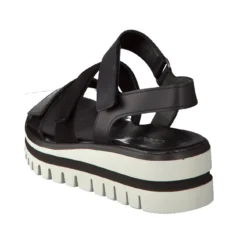 Gabor 2 Band Sandal Black -Fashion Shoe Store gab620 27b