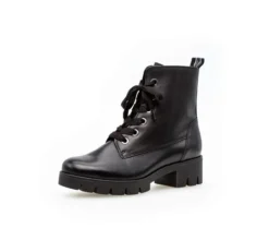 Gabor 30 Mm Lace Zip Black -Fashion Shoe Store gab711 27b