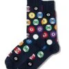 Hotsox Men's Billiards Crew Socks