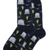 Hotsox Men's Gravestones Crew Socks