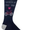 Hotsox Men's I Wheelie Like You Crew Socks