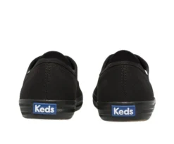 Keds Champion Black Lace-Up Canvas Sneaker -Fashion Shoe Store kedchampion01c