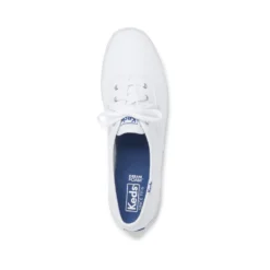 Keds Champion White Lace-Up Canvas Sneaker -Fashion Shoe Store kedchampion09b