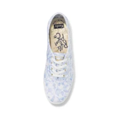 Keds X Rifle Paper Co. Champion Aviary Lace-Up Canvas Sneaker -Fashion Shoe Store kedchampionrpc9f