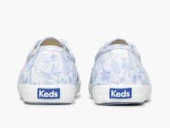 Keds X Rifle Paper Co. Champion Aviary Lace-Up Canvas Sneaker -Fashion Shoe Store kedchampionrpc9g