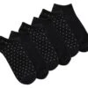 K. Bell Women's Black No Show Socks (Six Pair Pack)