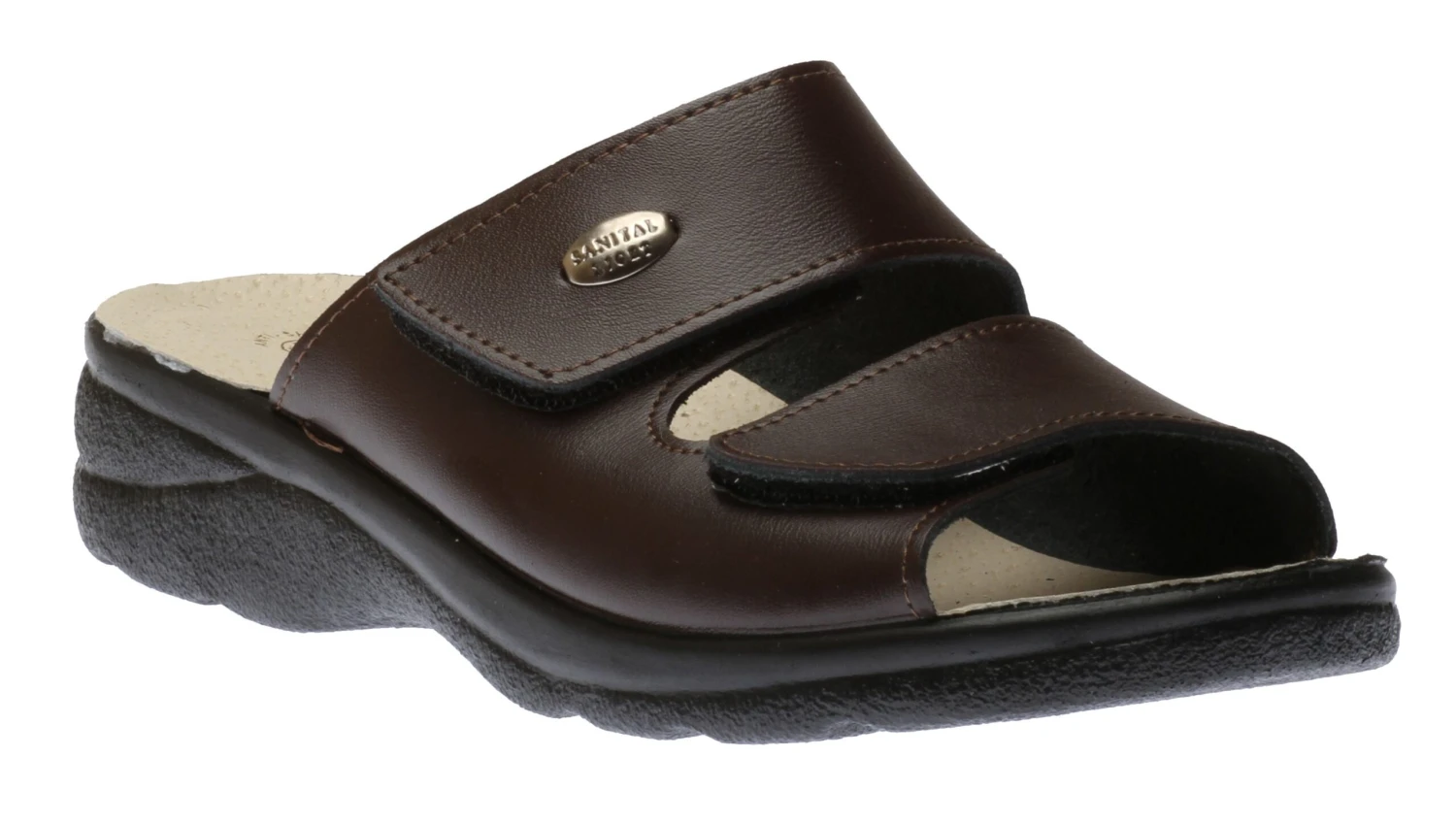 Mens Slide Brown Gel 2 Mens Slide Brown Gel - Image 2