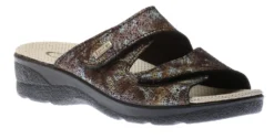 Slide 2 Nero Black Double Strap Slide Wedge Sandal