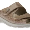 Slide 2 Sabia Beige Double Strap Slide Wedge Sandal