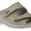 Slide 2 Avori Beige Double Strap Slide Wedge Sandal